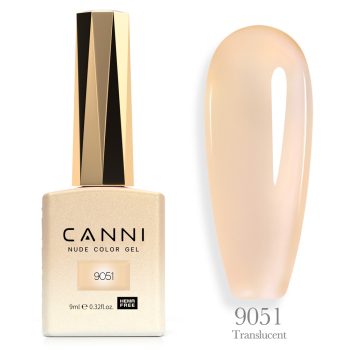 לק ג’ל 9 מ”ל | מס’ 9051 Translucent | סדרת CC3 | קאני CANNI