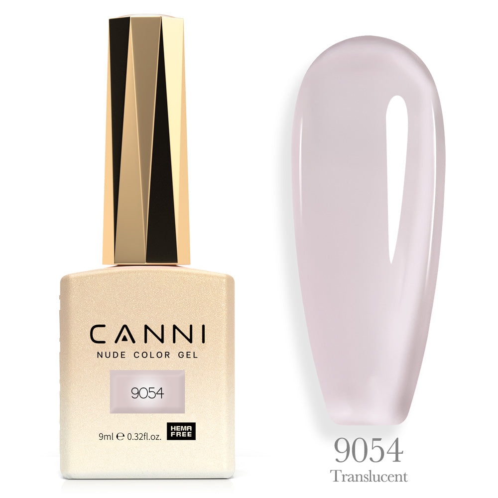 לק ג’ל 9 מ”ל | מס’ 9054 Translucent | סדרת CC3 | קאני CANNI