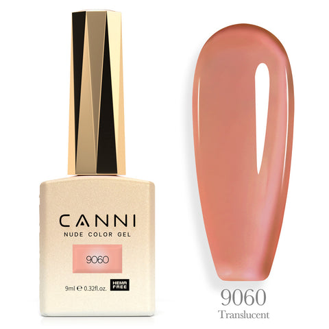 לק ג’ל 9 מ”ל | מס’ 9060 Translucent | סדרת CC3 | קאני CANNI