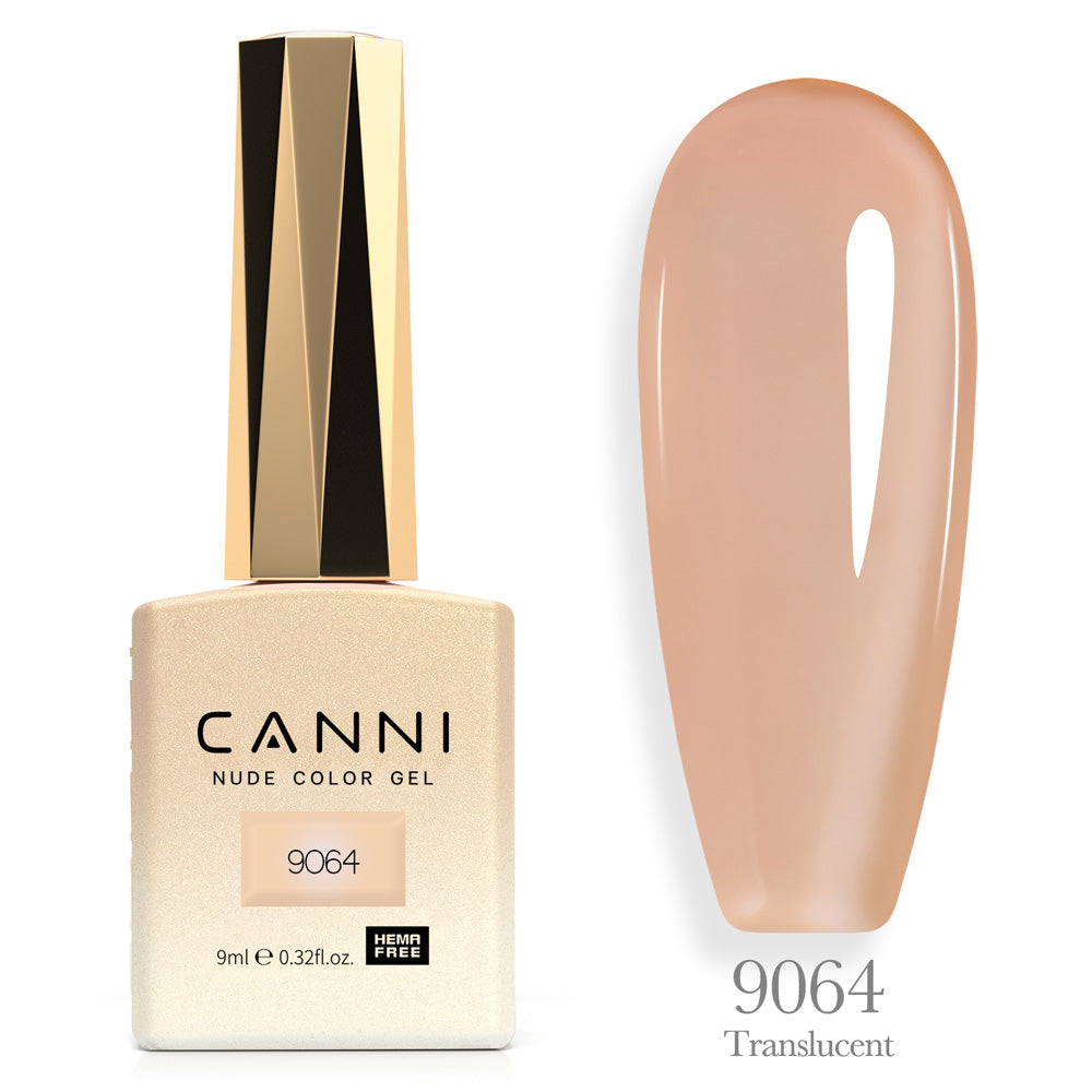 לק ג’ל 9 מ”ל | מס’ 9064 Translucent | סדרת CC3 | קאני CANNI