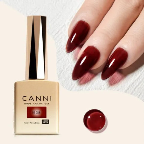 לק ג’ל 9 מ”ל | מס’ 9066 Translucent | סדרת CC3 | קאני CANNI