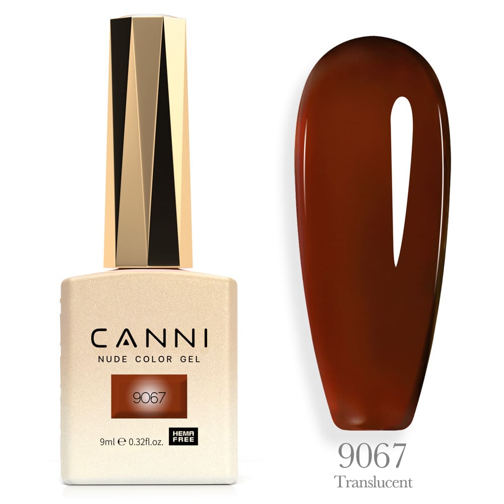 לק ג’ל 9 מ”ל | מס’ 9067 Translucent | סדרת CC3 | קאני CANNI