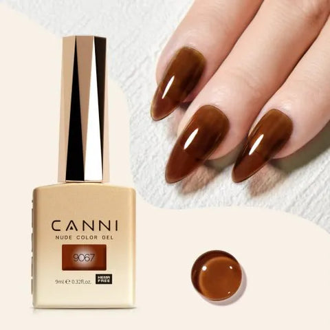 לק ג’ל 9 מ”ל | מס’ 9067 Translucent | סדרת CC3 | קאני CANNI