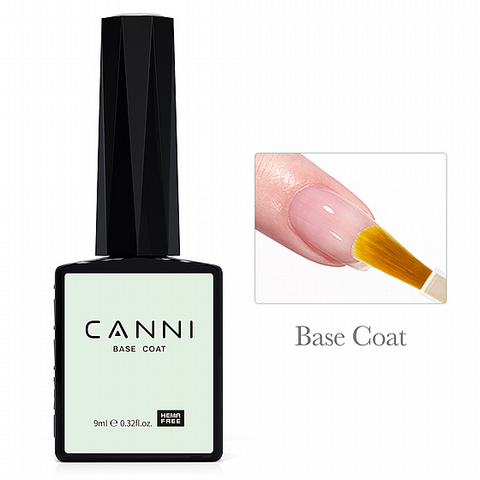 בסיס ללק ג’ל CANNI HEMA Free Base Coat 9ml