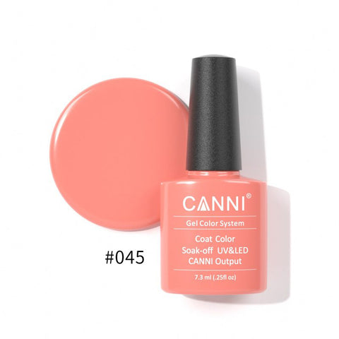 לק ג’ל קאני 7.3 מ”ל NO045 Llght Salmon