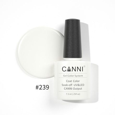 לק ג’ל קאני 7.3 מ”ל NO239 Milky White