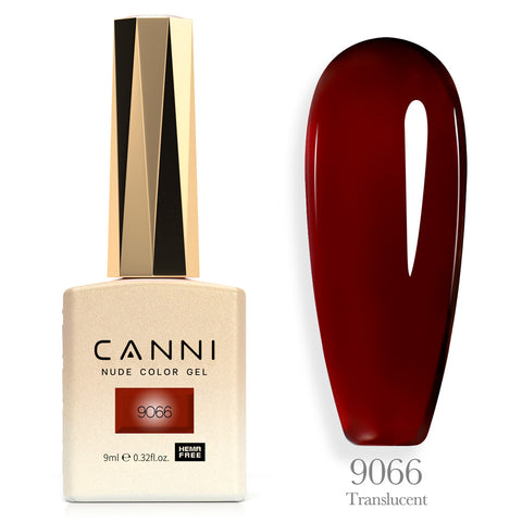 לק ג’ל 9 מ”ל | מס’ 9066 Translucent | סדרת CC3 | קאני CANNI