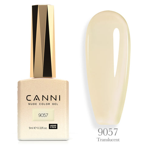 לק ג’ל 9 מ”ל | מס’ 9057 Translucent | סדרת CC3 | קאני CANNI