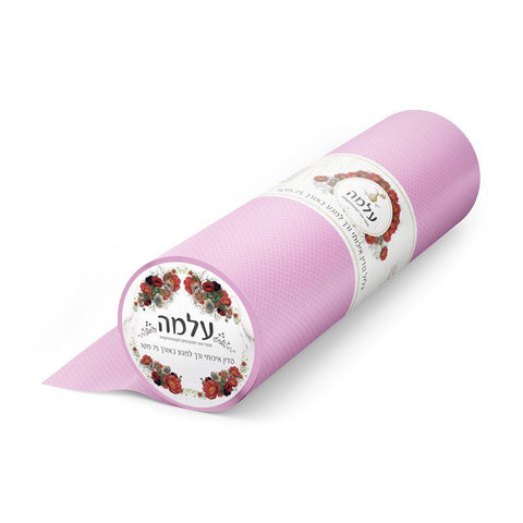 גליל למיטת טיפולים – 75 מטר בצבע ורוד בהיר מבית עלמה