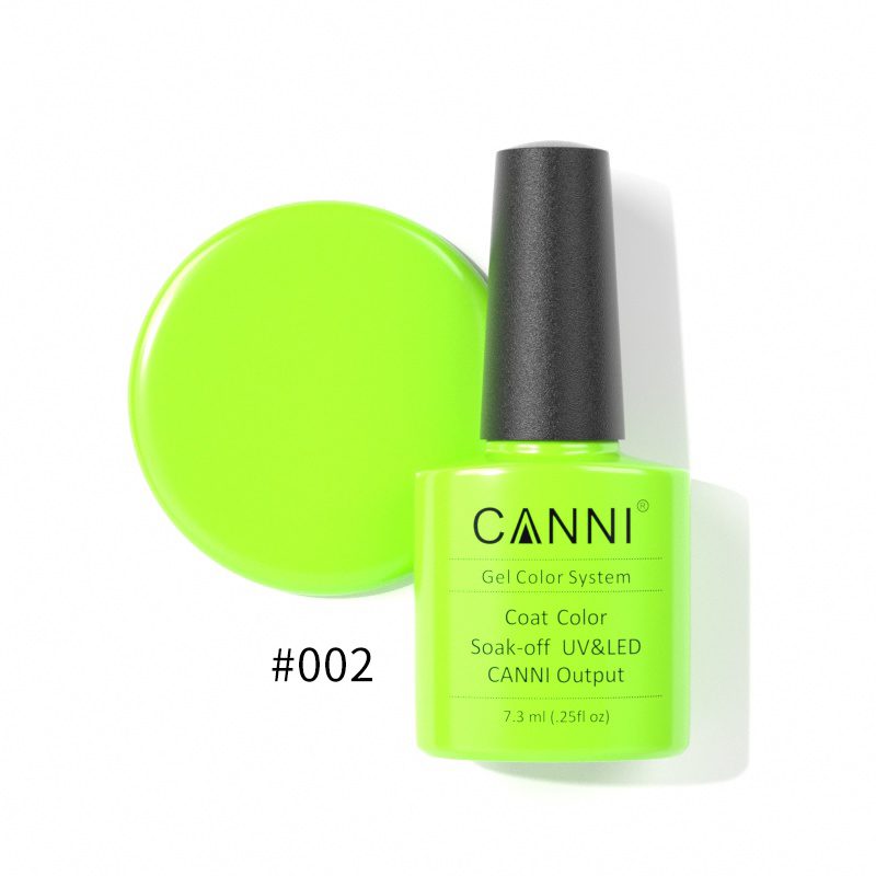 לק ג’ל קאני 7.3 מ”ל Fresh yellow-green NO002