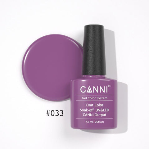 לק ג’ל קאני 7.3 מ”ל NO033 Grey Violet