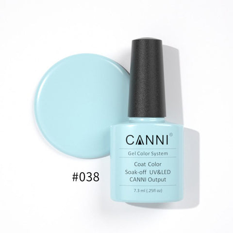לק ג’ל קאני 7.3 מ”ל NO038 Light Blue-gray