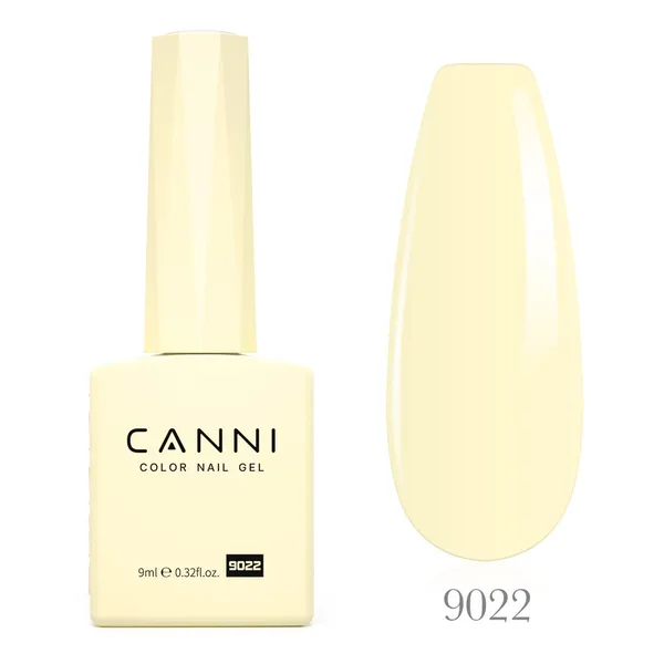 לק ג'ל CANNI 9022 – צהוב וניל