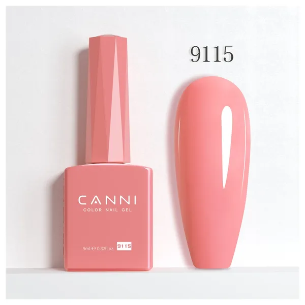 לק ג'ל CANNI 9115 – אלמוג בהיר