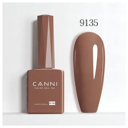 לק ג'ל CANNI 9135 – חום מוקה