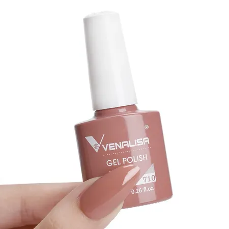 לק ג׳ל VENALISA 710 ניוד חום-ורוד