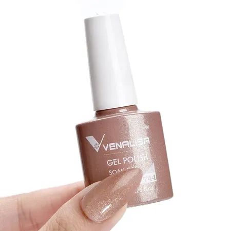 לק ג׳ל VENALISA 744 חום מוקה