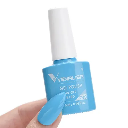 לק ג׳ל VENALISA 749 תכלת עמוקה