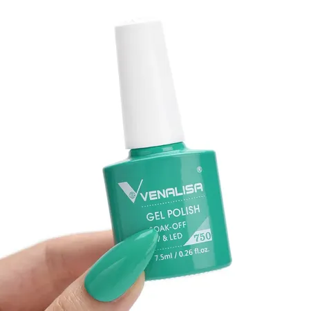 לק ג׳ל VENALISA 750 ירוק אזמרגד