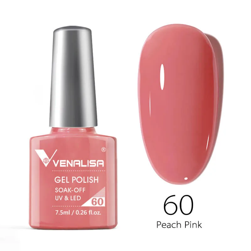 לק ג'ל VENALISA 60 – ורוד אפרסק