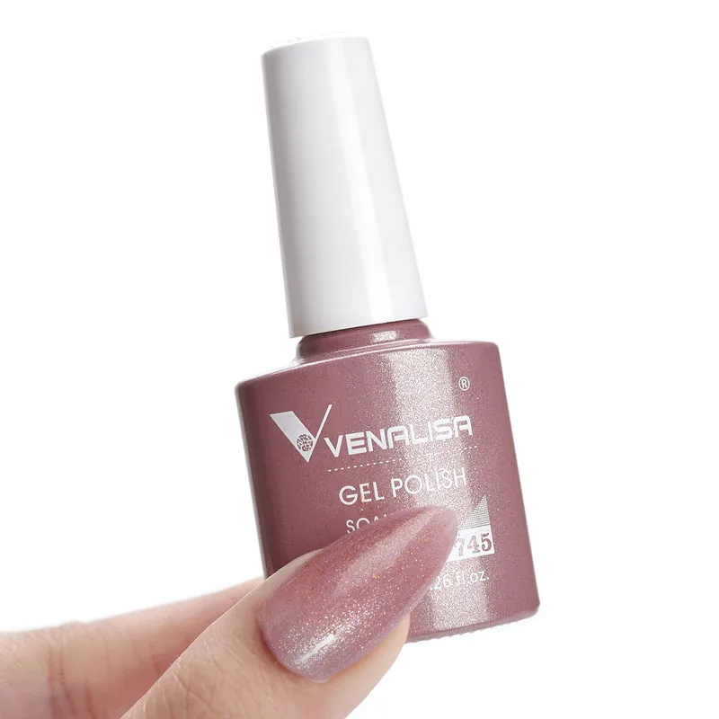 לק ג'ל VENALISA 745 – ורוד עתיק כהה