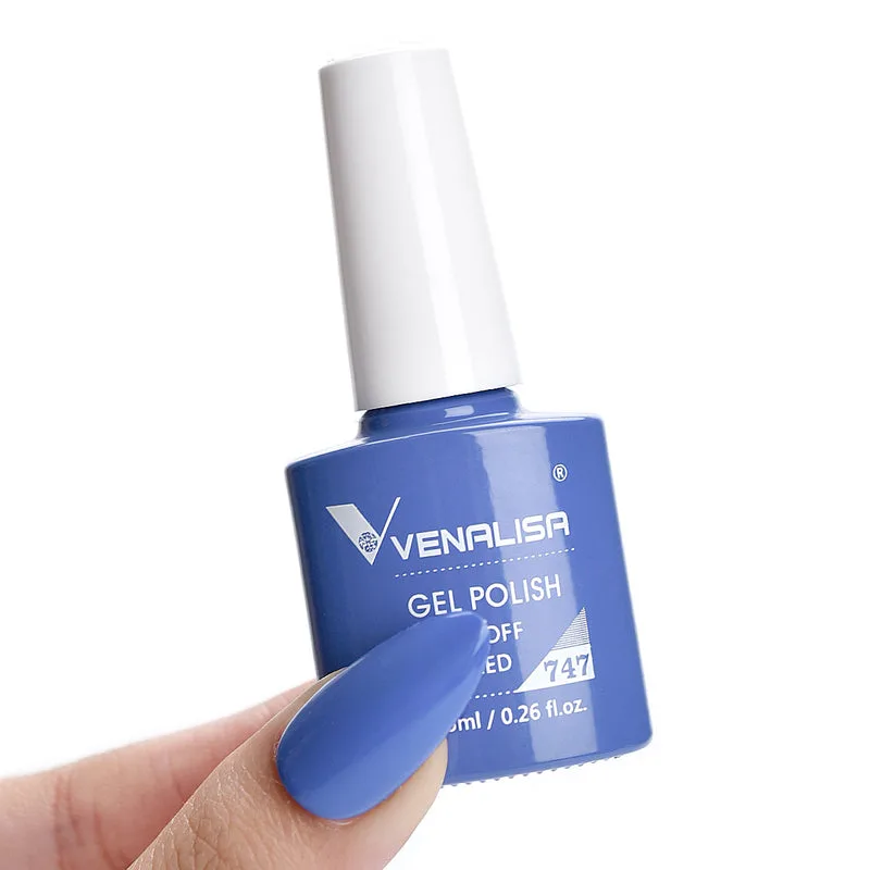לק ג'ל VENALISA 747 – כחול רויאל