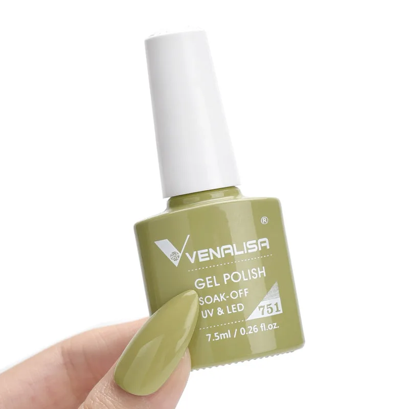 לק ג'ל VENALISA 751 – ירוק זית