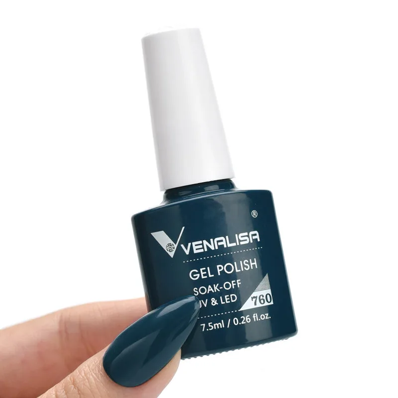לק ג'ל VENALISA 760 – כחול פטרול כהה